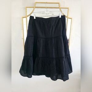 J. Crew Black Bubble Mini Skirt for Cocktail